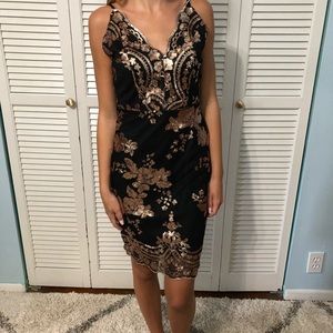 Small Black and Gold dress